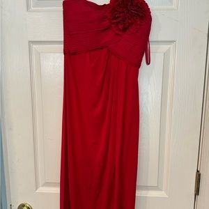 Maxi red dress size xxs